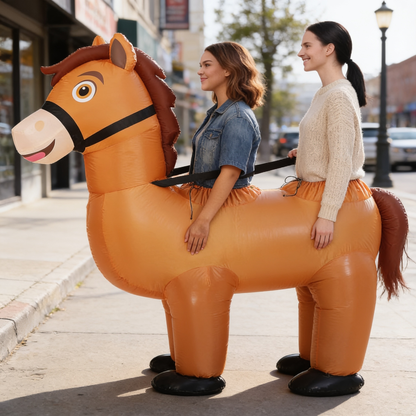 HorseyDuo 2 People Inflatable Horse Costume