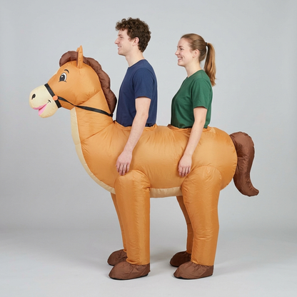 HorseyDuo 2 People Inflatable Horse Costume