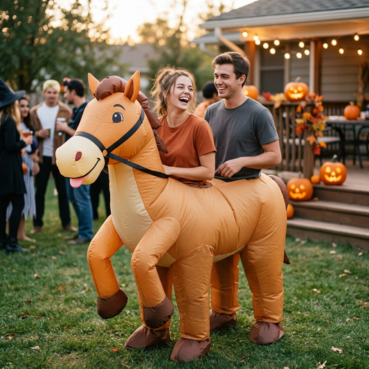 HorseyDuo 2 People Inflatable Horse Costume